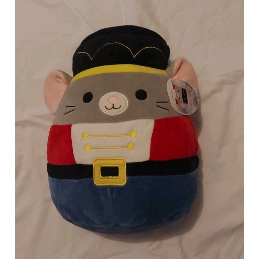 Squishmallows 16" Murray the Nutcracker Mouse Christmas Plush Rare New
